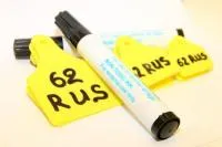 Несмываемый маркер для нанесения информации на ушные бирки