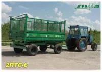 Прицеп самосвальный тракторный 2ПТС-6